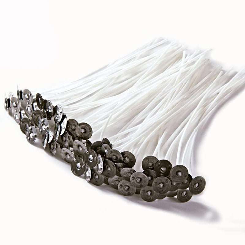 Pre-Waxed & Tabbed Candle Wicks - 1.5mm x 10cm - 100 Piece