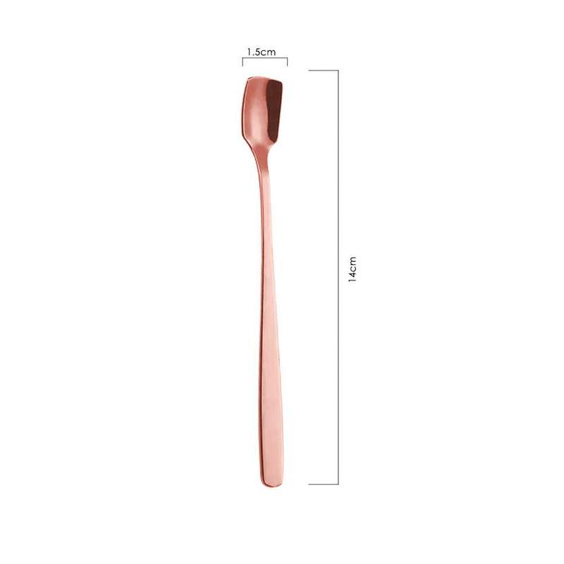 Rose Gold Long Handle Stirring Spoon