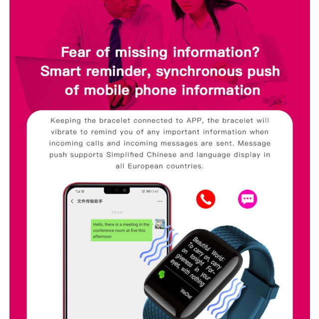 IP 67 SMART WATCH IN BLUE