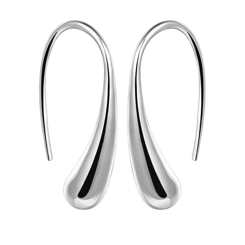 925 Sterling silver filled Ladies waterdrop design earrings