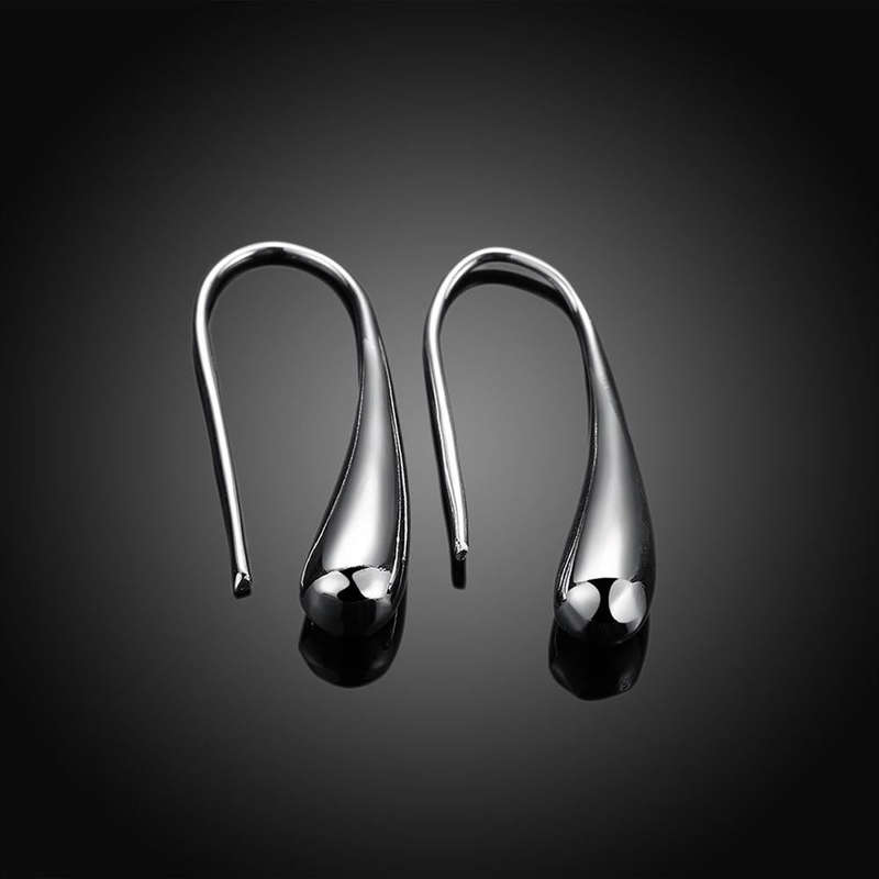 925 Sterling silver filled Ladies waterdrop design earrings