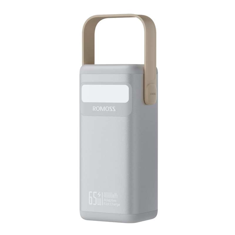 Romoss PMT40 EZCarry Pro 40000mAh 65W Fast Charge Power Bank  Silver