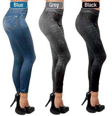 Slim Jeggings - Instantly Slimmer Legs, Thighs and Bum - XX Large / XXX Large (18 - 22) 92cm length