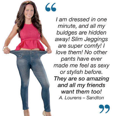 Slim Jeggings - Instantly Slimmer Legs, Thighs and Bum - XX Large / XXX Large (18 - 22) 92cm length