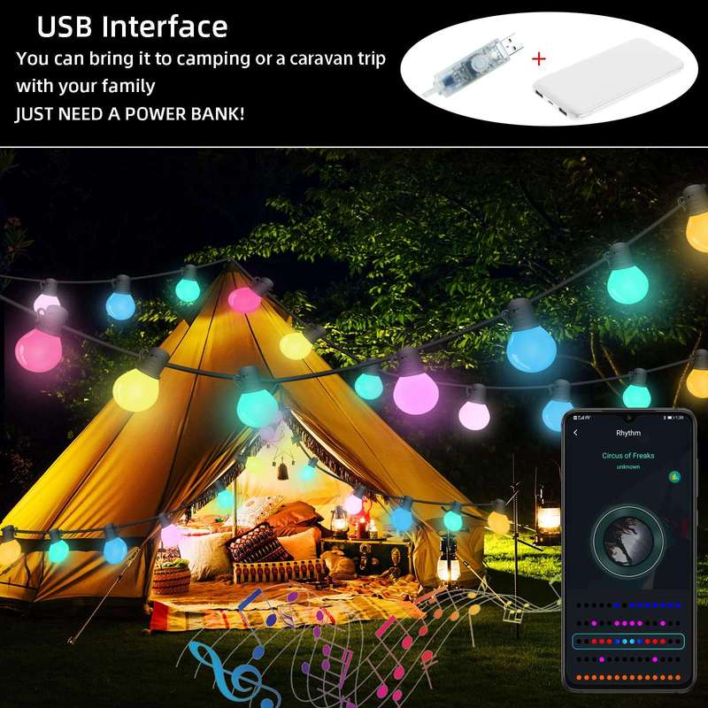 Outdoor String Lights RGB