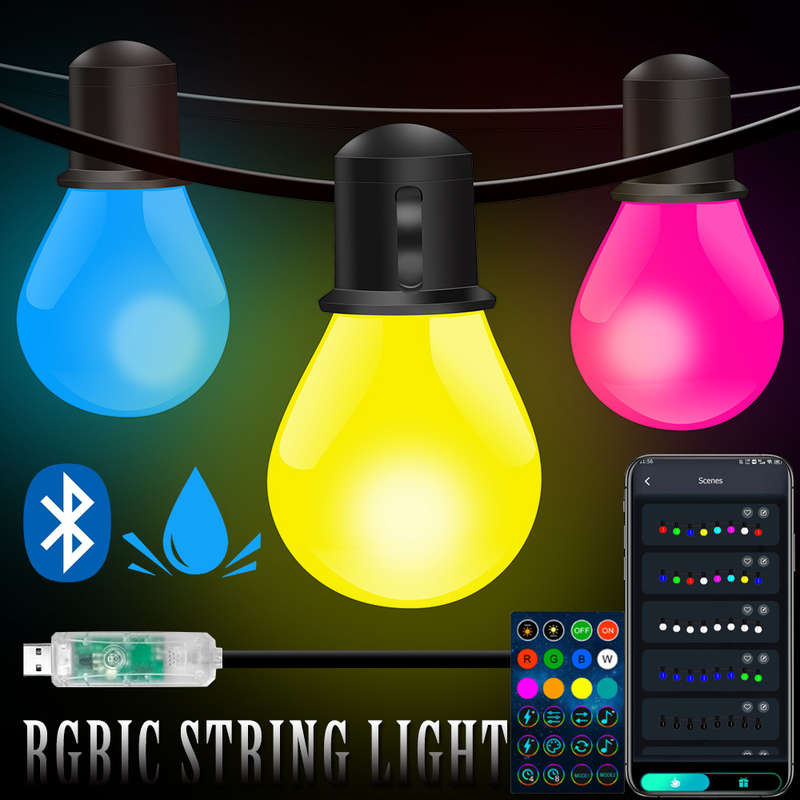 Outdoor String Lights RGB