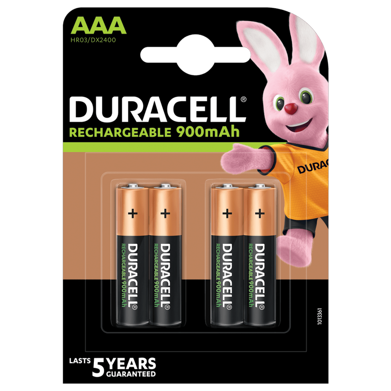 Duracell Rechargeable AA or AAA batteries