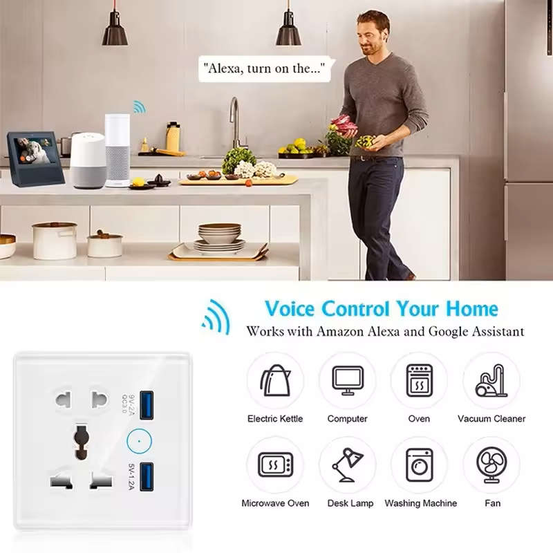 Universal Smart wall plug