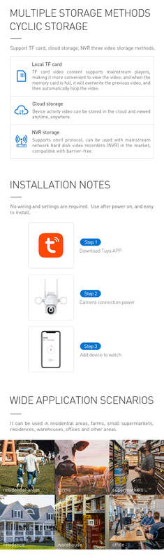 Outdoor IP Camera with Lights