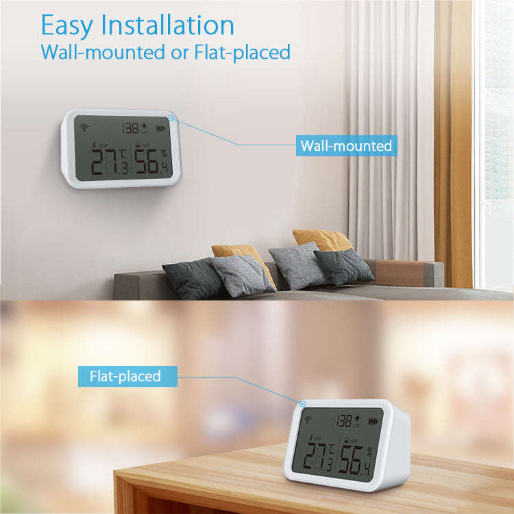 Temperature Humidity Brightness Sensor with LCD