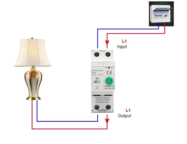 63A WiFi 2P switch