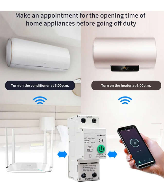 63A WiFi 2P switch