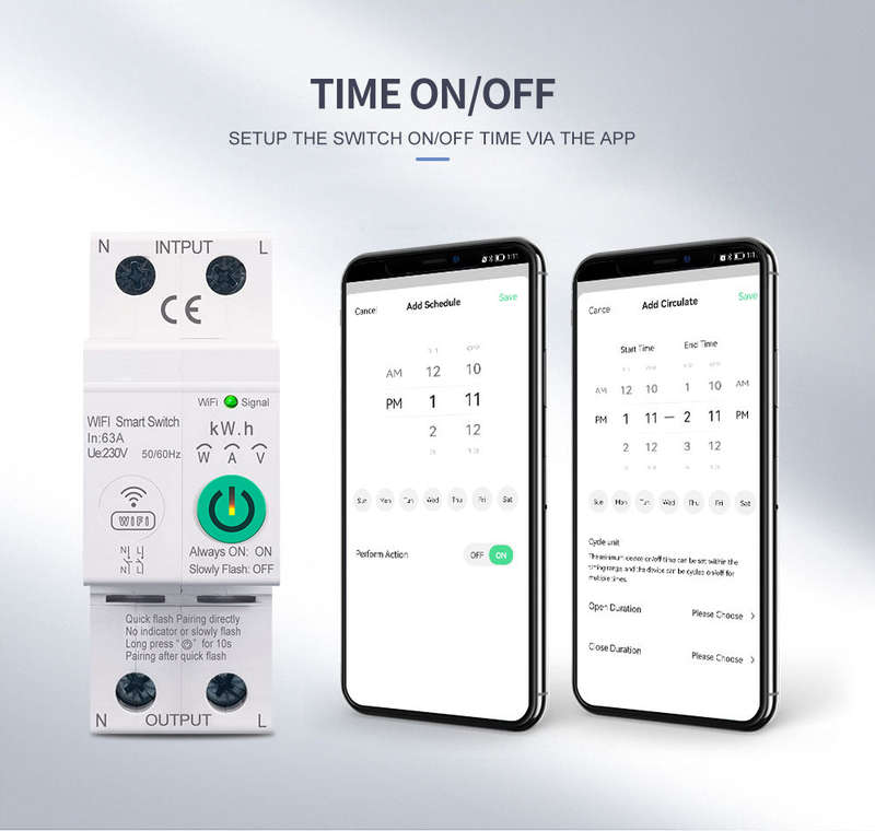 63A WiFi 2P switch