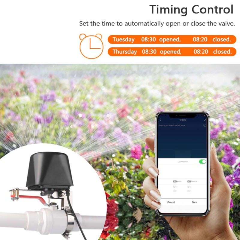 Water / gas valve remote control