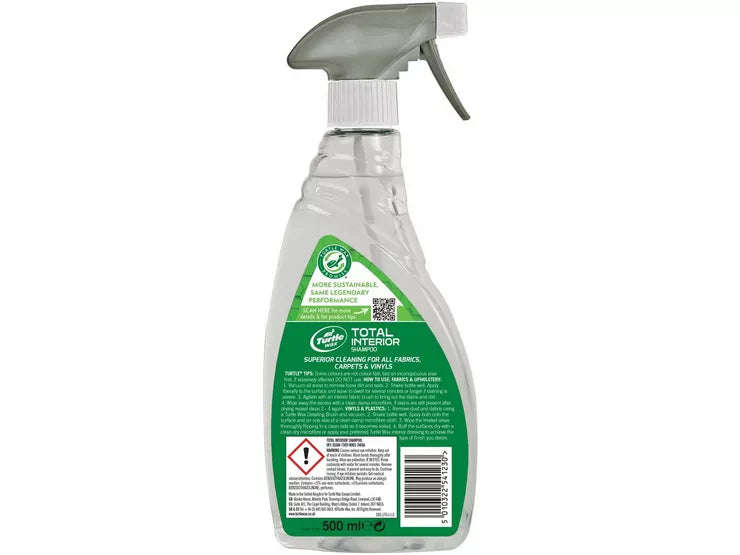 Turtle Wax Promise Total Interior Shampoo 500ml
