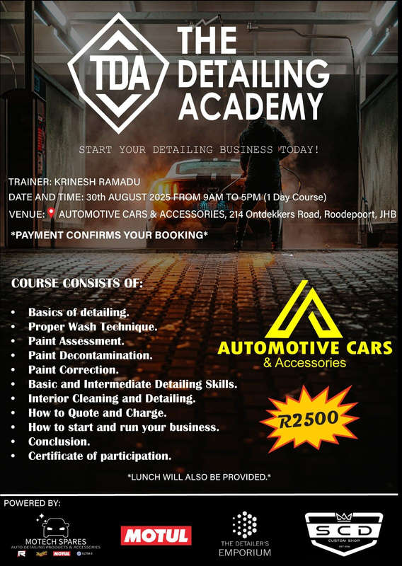 The Detailing Academy - JHB