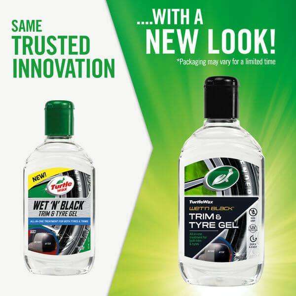 Turtle Wax Wet n Black Trim & Tyre Gel 300 ml