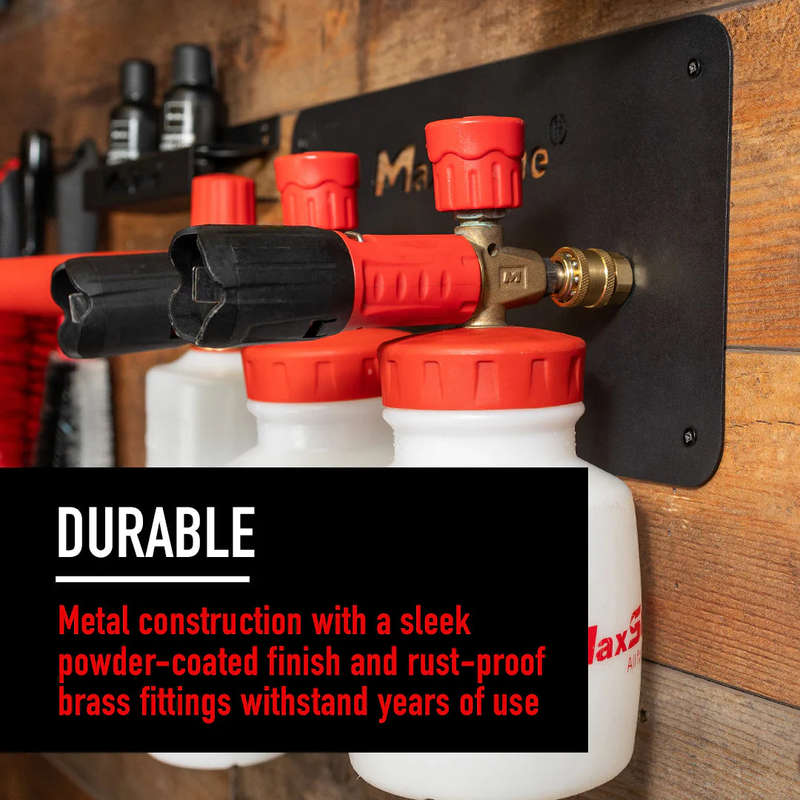 MaxShine Foam Cannon Wall Mount & Nozzle Holder