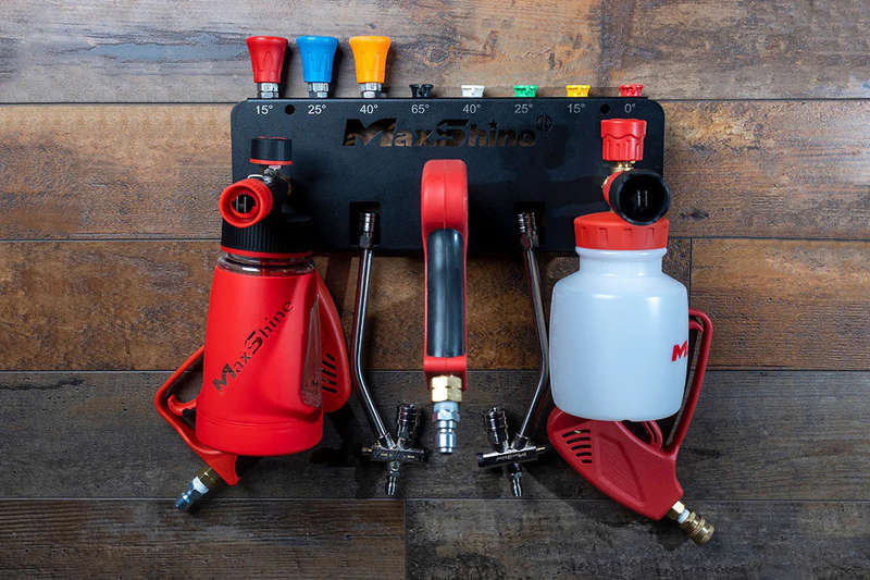 MaxShine Foam Cannon Wall Mount & Nozzle Holder