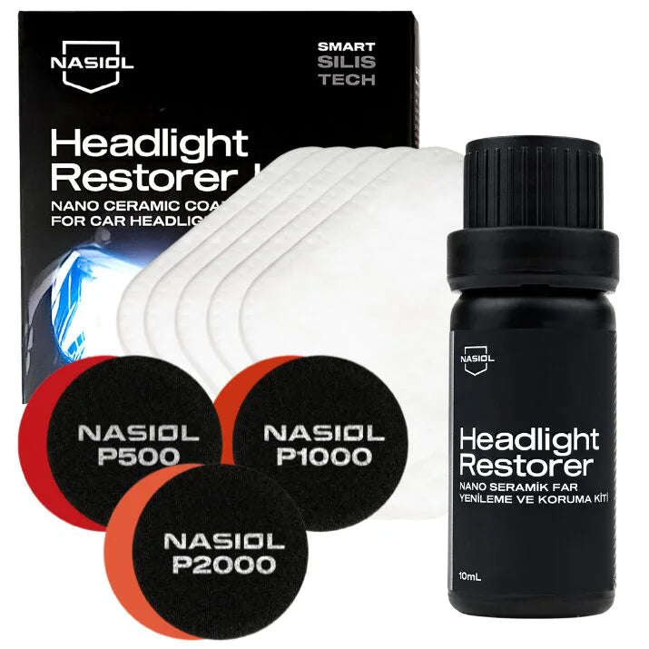 Nasiol Headlight Restorer Kit