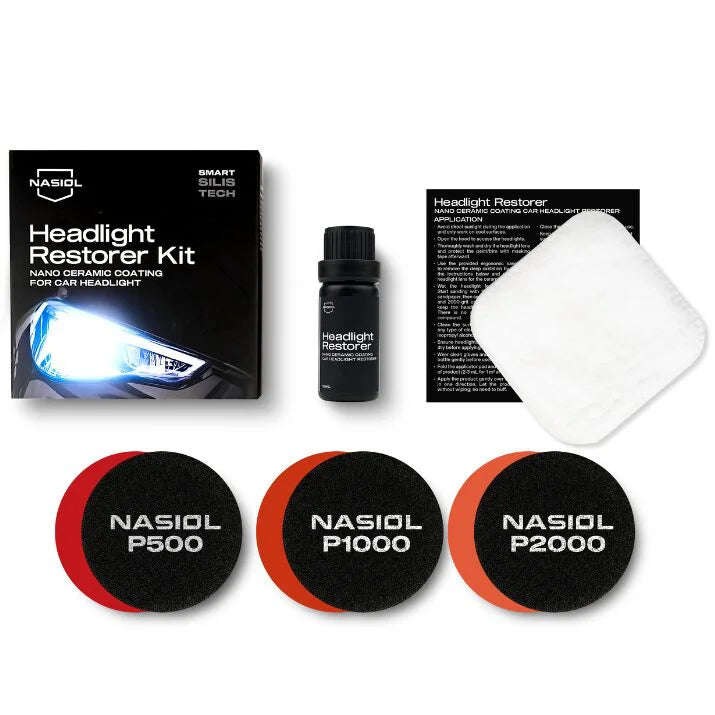 Nasiol Headlight Restorer Kit
