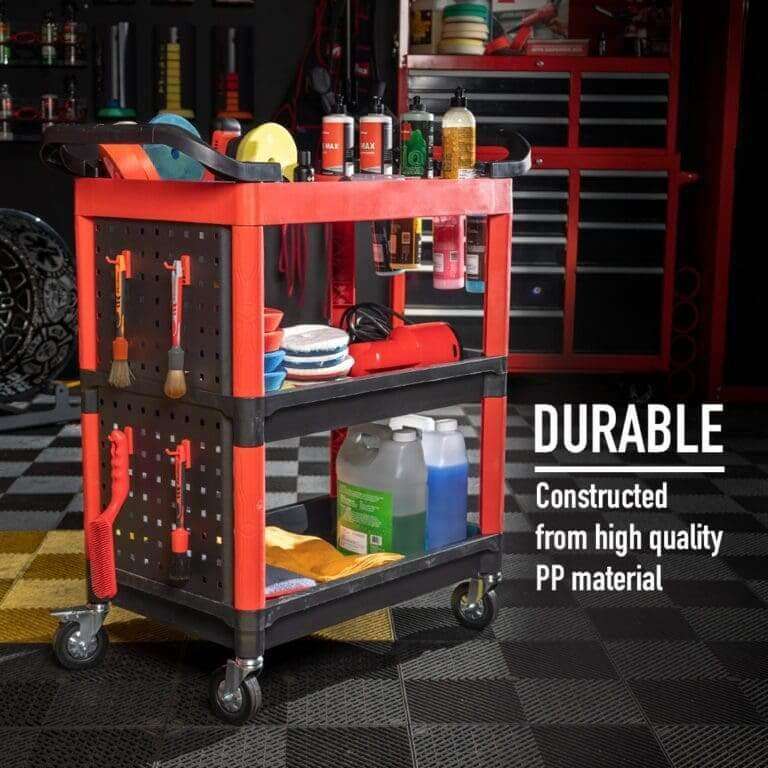 MaxShine Premium Heavy Duty Detailing Cart