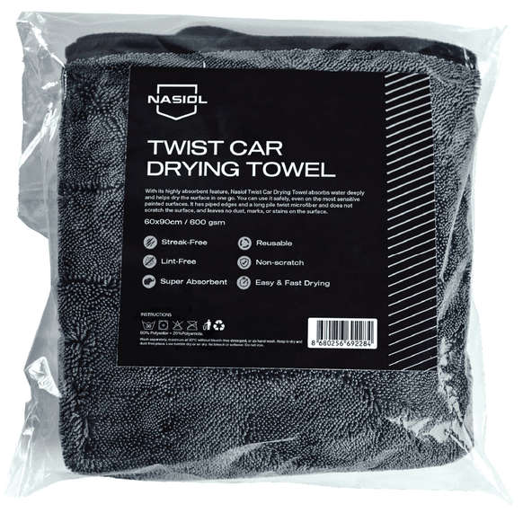 Nasiol Twisted Loop Drying Towel 60 x 90 600GSM