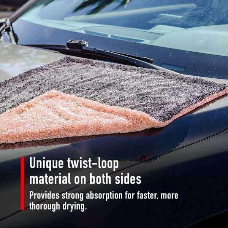 MaxShine Duo Twisted Loop Drying Towel 60x90cm - 1200gsm