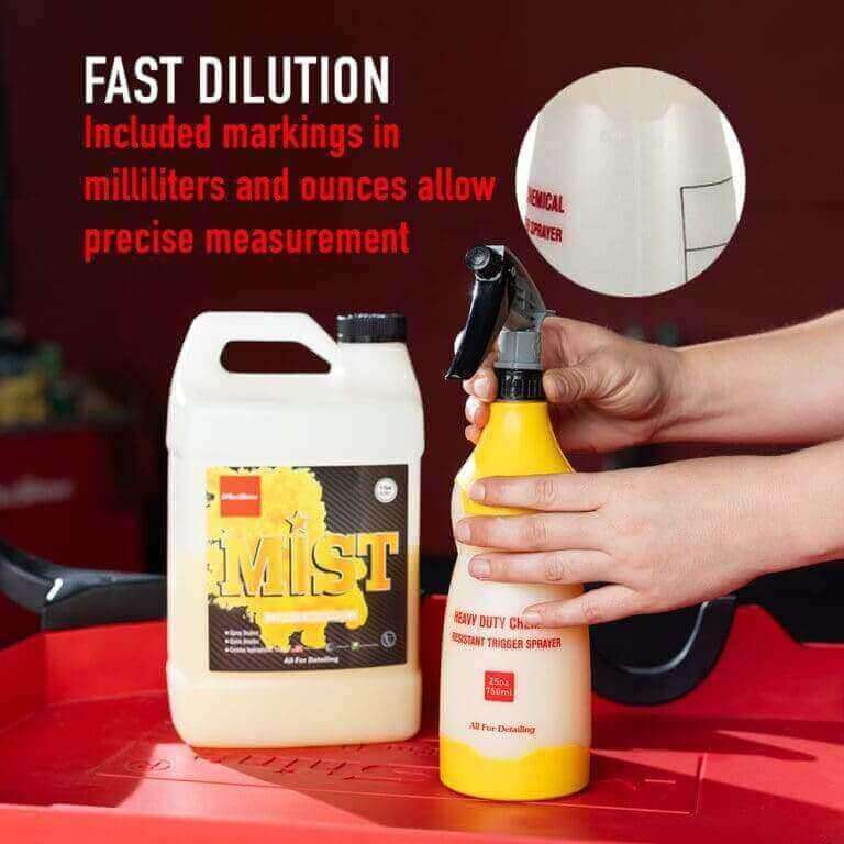 MaxShine Heavy Duty Chemical Resistant Trigger 750ml