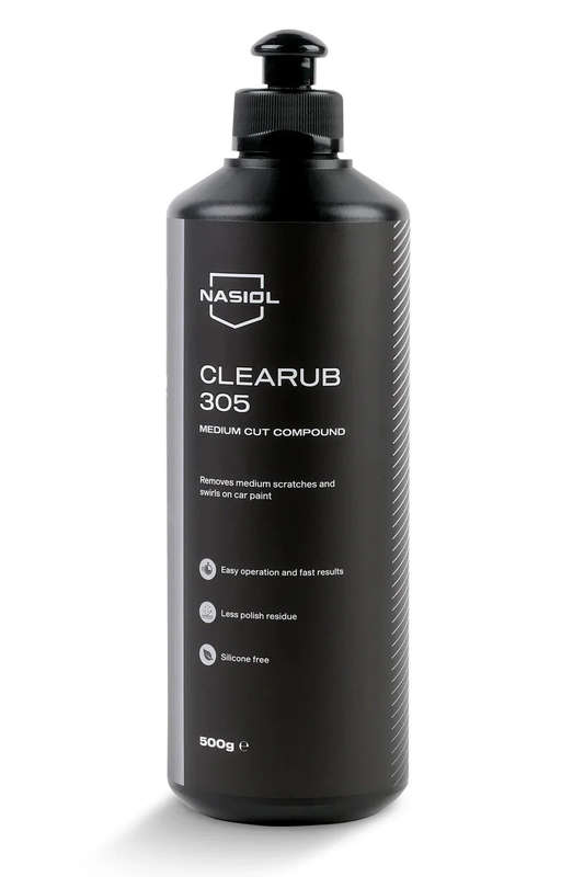 Nasiol CLEARRUB 305 Polish - Medium Cut