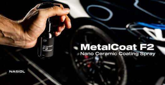 Nasiol Metalcoat F2: Nano Ceramic Coating Spray Kit - 1 yr+