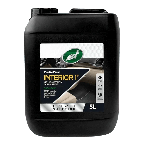 Turtle Wax Pro Interior 1 Upholstery Shampoo 5L