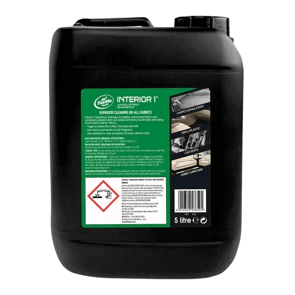 Turtle Wax Pro Interior 1 Upholstery Shampoo 5L