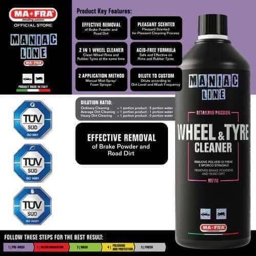 Maniac Line Wheel and Tyre Cleaner 1L