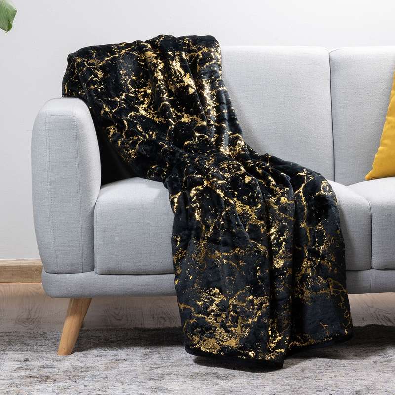 Pierre Cardin Metallic Plush Throw 150x200cm
