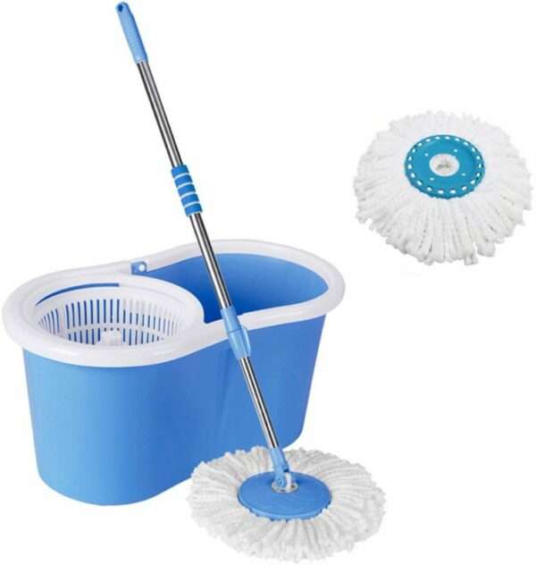 Rotating 360 Magic Mop & Bucket set -blue