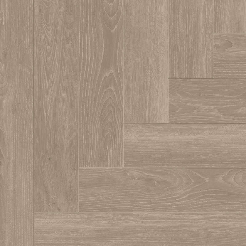 Oak Skyline Pearl-Grey Townhouse Trendtime 3 Herringbone Natural Matt Texture Laminate Flooring P...