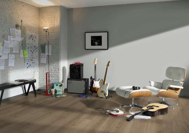 Oak Studioline Macchiato - Basic 600 4V 8mm AC4/Class 32 Wide Laminate Plank