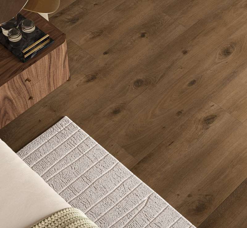 Oak Everglade Natural - Trendtime 6 4V AC5/Class 33 (Heavy Commercial) - Laminate Flooring Chatea...