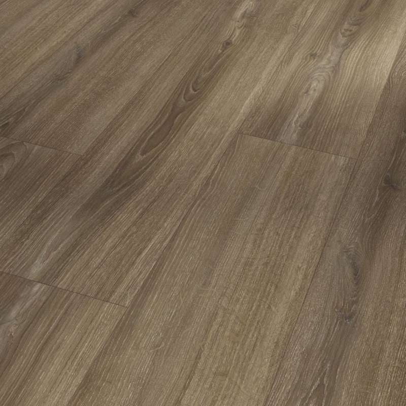 Oak Studioline Brown - Basic 600 4V 8mm AC4/Class 32 Wide Laminate Plank
