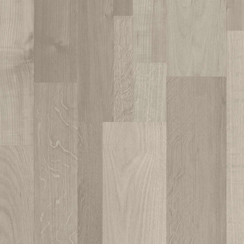 Oak Mix Light Grey - Modern Classic 1050 Laminate Flooring Plank - Ship's Floor 3-Strip Silk Matt...