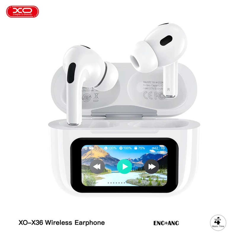 XO TWS Wireless Bluetooth Earphones With Display - X36