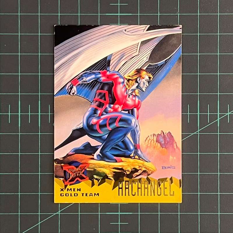 100 Archangel | Vallejo | Gold team | 1995 | Fleer Ultra X-Men | Trading Card