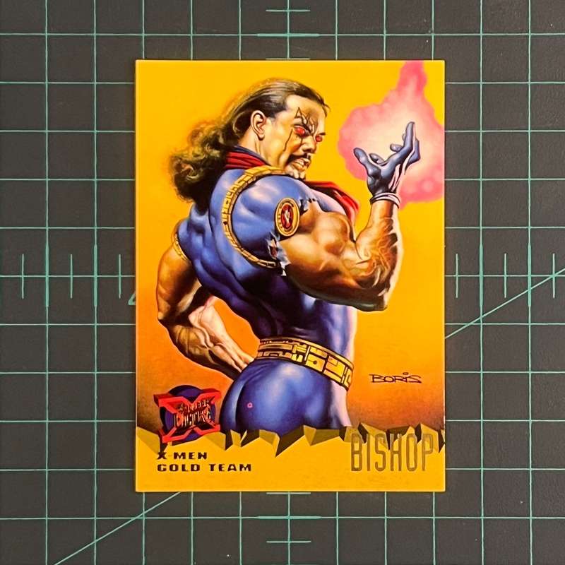 101 Bishop | Vallejo | Gold team | 1995 | Fleer Ultra X-Men | Trading Card