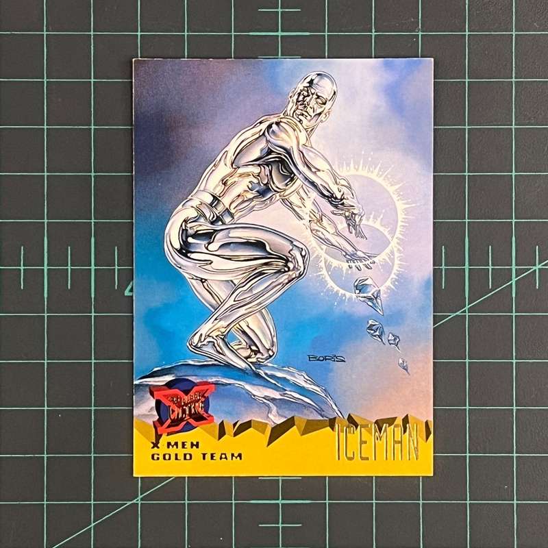 103 Iceman | Vallejo | Gold team | 1995 | Fleer Ultra X-Men | Trading Card