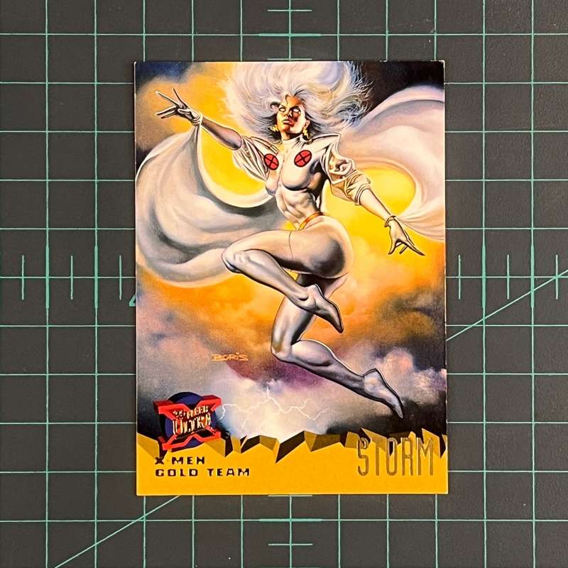 104 Storm | Vallejo | Gold team | 1995 | Fleer Ultra X-Men | Trading Card
