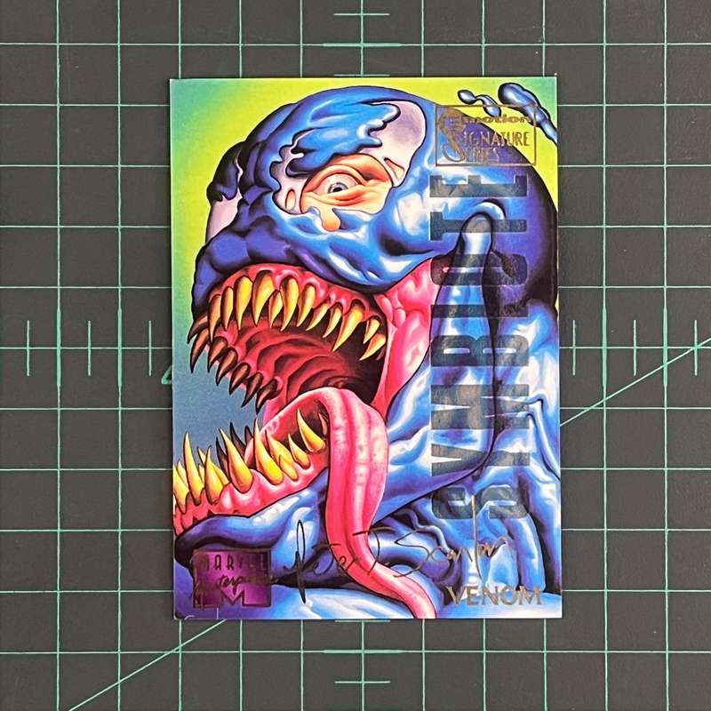 108 Venom | Scanlan | E-Motion Signature Series | 1995 | Marvel Masterpieces | Trading Card
