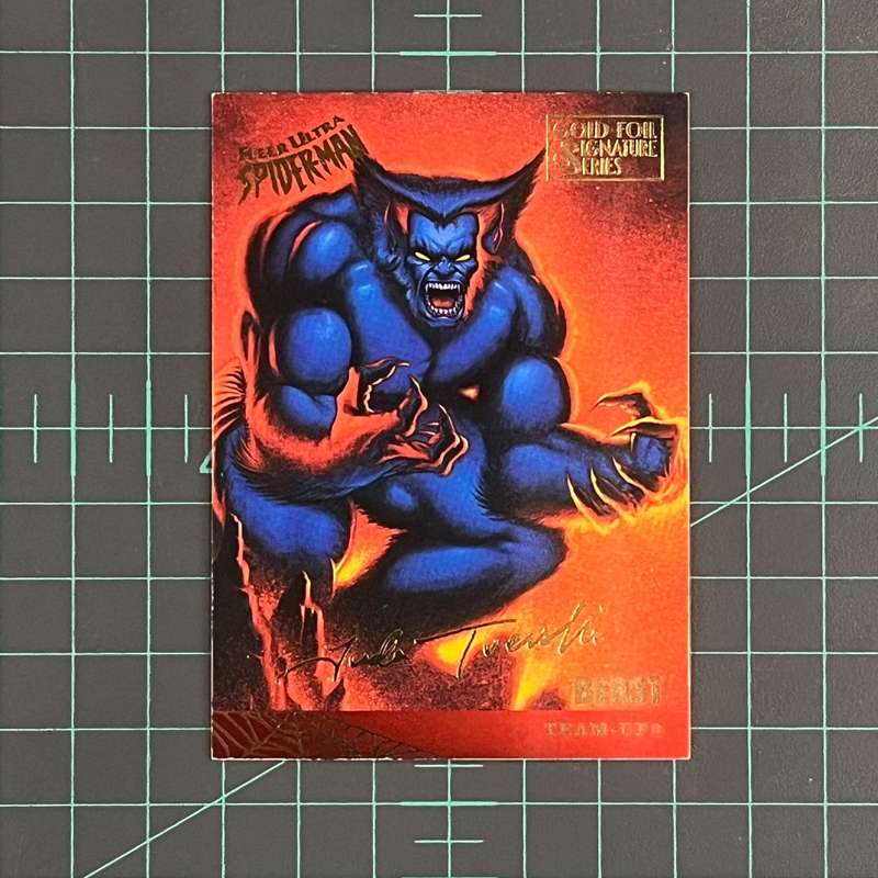 109 Beast | 1995 | Gold Foil Signature Series | Fleer Ultra Spider-Man | Trading Card