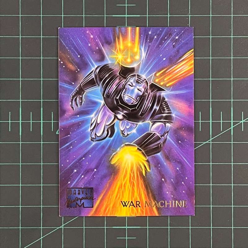 110 War Machine | Patelis | 1995 | Marvel Masterpieces | Trading Card