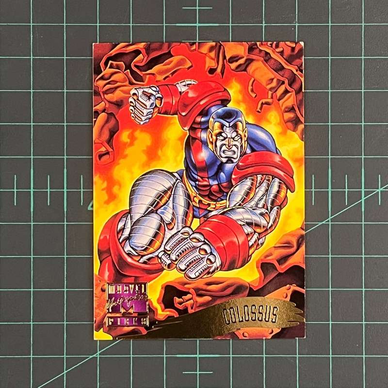 118 Colossus | Scanlan | 1995 | Marvel Masterpieces | Trading Card